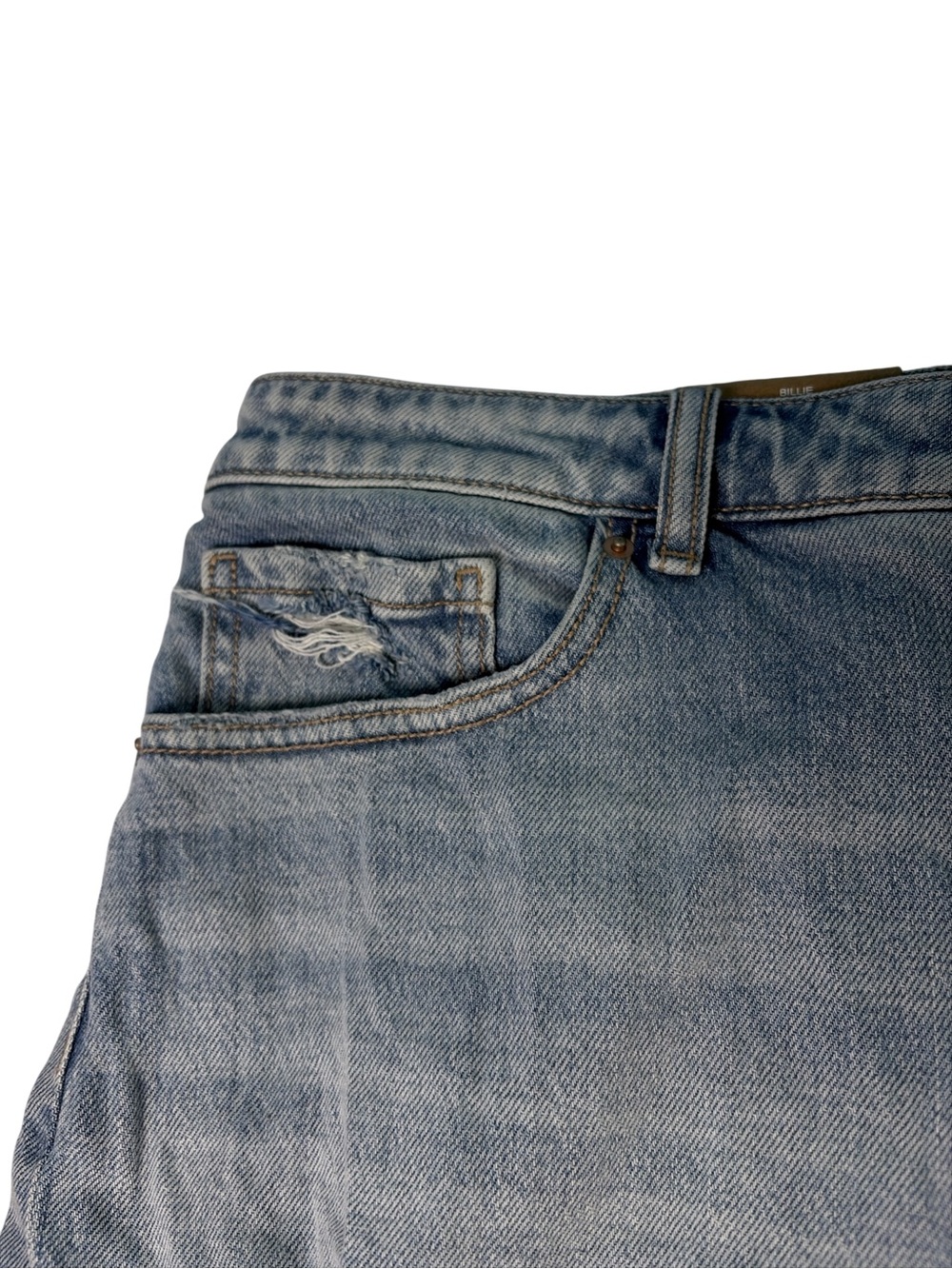 BKE Shorts Womens 36/16 Blue Denim Distressed Cutoff Billie Slim Fit Casual - Picture 3 of 10